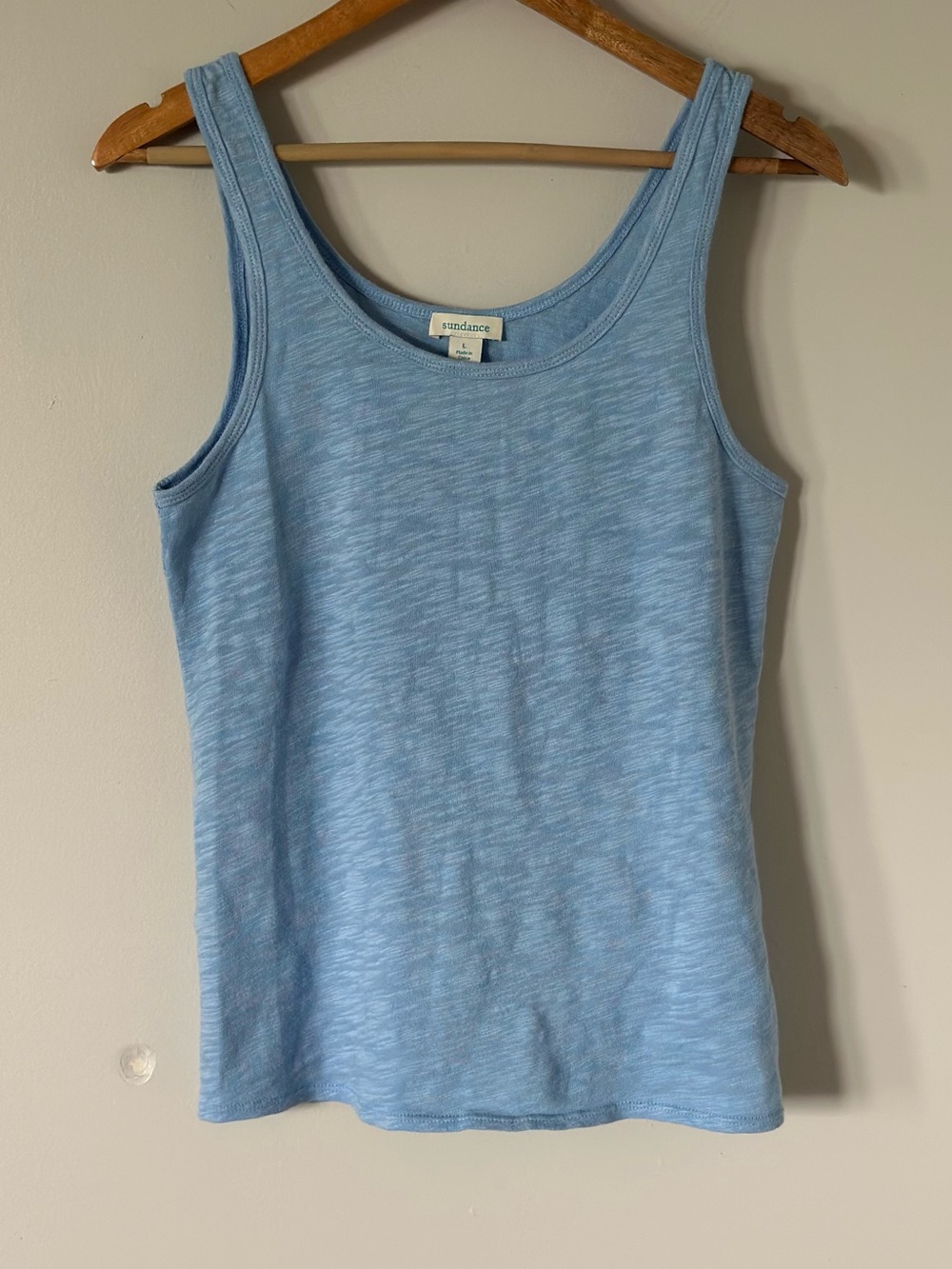 Sundance Light Blue 100% Cotton Tank